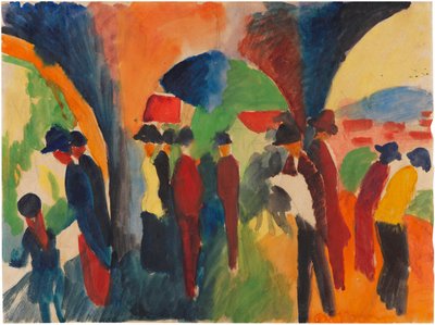 Sotto i portici di Thun, 1913 da August Macke