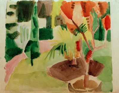 Il nostro giardino sul lago 2 da August Macke