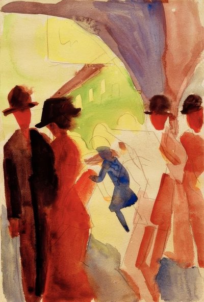 Sotto i portici a Thun I da August Macke