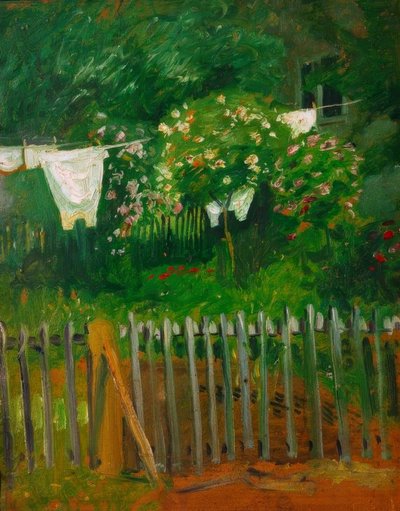 Bucato nel giardino a Kandern da August Macke