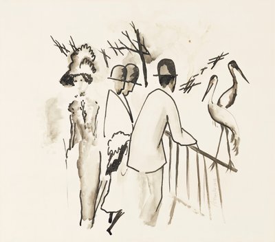 Giardino zoologico II, 1912 da August Macke