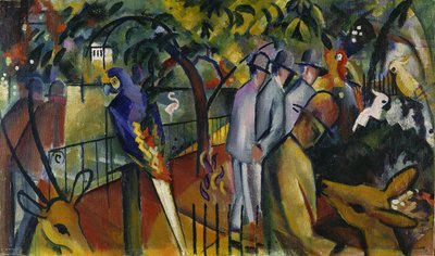 Giardino zoologico I, 1912 da August Macke