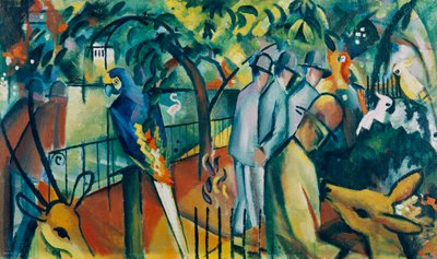 Giardino zoologico I da August Macke