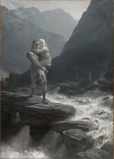 La Saga di Frithiof: Frithiof e Ingeborg, 1880s da August Malmström