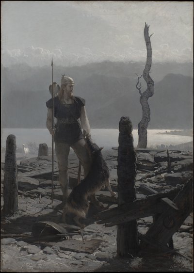 La Saga di Frithiof: il ritorno di Frithiof da August Malmström
