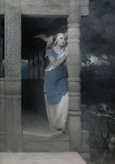 La saga di Frithiof: Il lamento di Ingeborg da August Malmström
