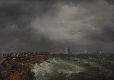 Scena portuale da August Piepenhagen