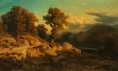 Paesaggio autunnale da August Schaeffer von Wienwald