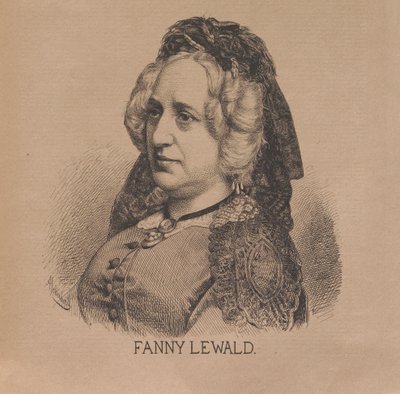 Scrittrice Fanny Lewald da August Schubert