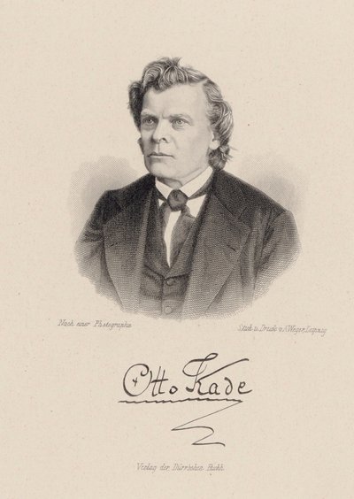 Ritratto del compositore Otto Kade 1819-1900 da August Weger
