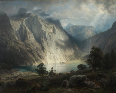 Obersee presso Berchtesgaden da August Wilhelm Leu