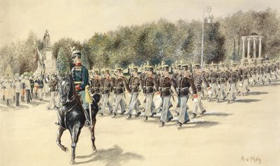 Maly Defilade del Battaglione Accademico da August von Maly