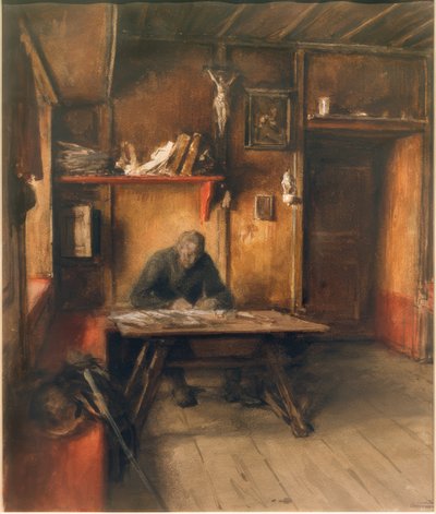 Lo scrivano del villaggio da August von Pettenkofen