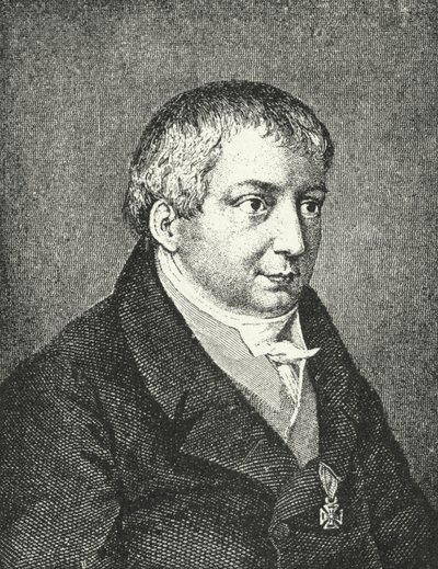 Friedrich Schlegel, poeta tedesco (incisione) da Augusta von Buttlar