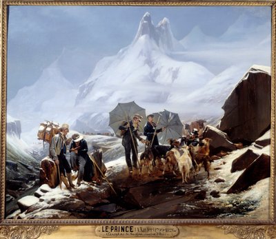 Paesaggio di Susten (Alpi svizzere) da Auguste Xavier Leprince