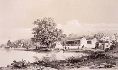 Casa del mandarino sul canale Macao-Canton, tavola 20 da 