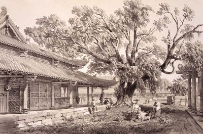 Il Tempio di Buddha nei sobborghi di Honan a Canton, tavola 24 da 