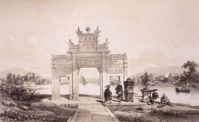 Arco trionfale sul canale Macao-Canton, tavola 19 da 