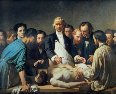 Dottor Alfred Velleau (1795-1867) alla Carità procederà a un
