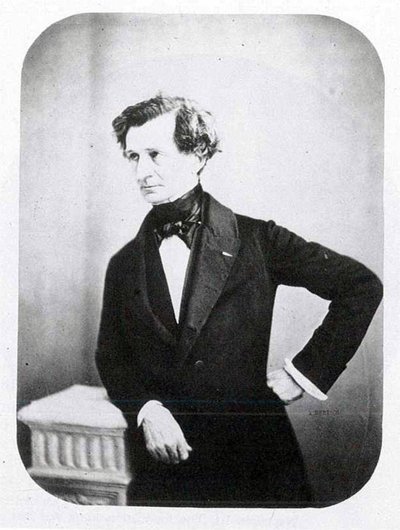 Ritratto di Hector Berlioz, c.1850s da Auguste Adolphe Bertsch