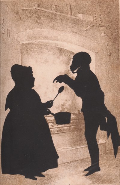 Trattato sulle silhouette, 1835 da Auguste Amant Constant Fidele Edouart