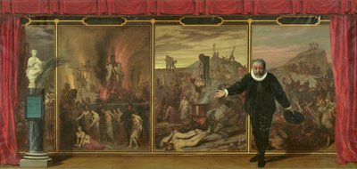 Lo Spettacolo della Follia Umana, 1872 da Auguste Barthelemy Glaize