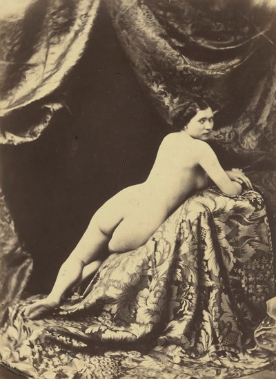 Studio di nudo, c. 1855 (foto) da Auguste Belloc