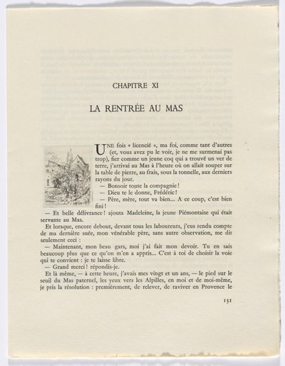Frédéric Mistral: Mémoires et Recits di Frédéric Mistral: edifici e alberi (pagina 131) da Auguste Brouet