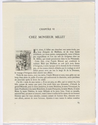Frédéric Mistral: Mémoires et Recits di Frédéric Mistral: donna e uomo a cavallo (pagina 65) da Auguste Brouet