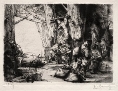 La macelleria militare da Auguste Brouet