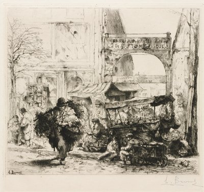Una Mattina Avenue de Clichy da Auguste Brouet