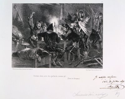 Dormez donc, avec des gaillards comme ça!, Assedio di Parigi da Auguste Bry