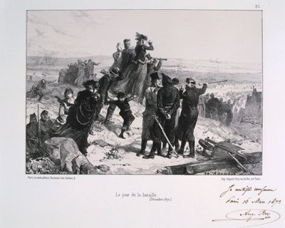 Il giorno della battaglia, Assedio di Parigi, Guerra franco-prussiana, 1870-1871 da Auguste Bry
