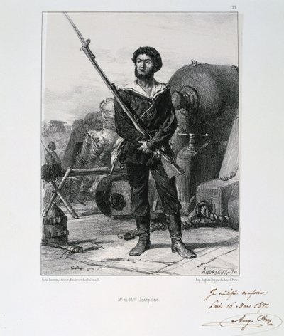 M e Mme Josephine, Assedio di Parigi, Guerra franco-prussiana, 1870 1872 da Auguste Bry
