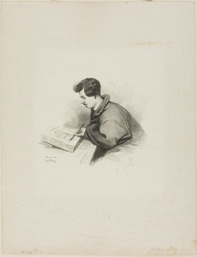 Ritratto di Auguste Raffet da Auguste Bry