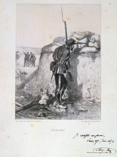 Assedio di Parigi, Guerra franco-prussiana, 1870-1871 da Auguste Bry