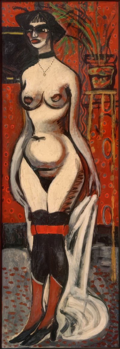 Grande nudo con asciugamano da Auguste Chabaud