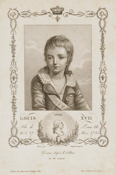 Luigi XVII da Auguste Claude Simon Legrand
