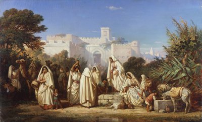 Il pozzo della Casbah a Tangeri da Auguste Delacroix