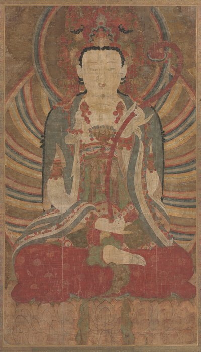 Manjusri seduto da Auguste Dujardin