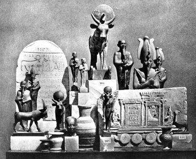 Manufatti, Memphis Saqqara, Egitto, 1893 da Auguste Edouard Mariette