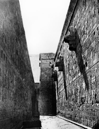 Tempio di Edfu, Egitto, 1893 da Auguste Edouard Mariette