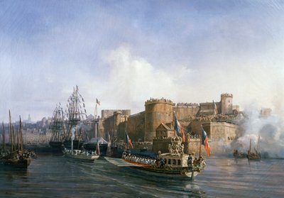Visita di Napoleone III a Brest, la barca dell