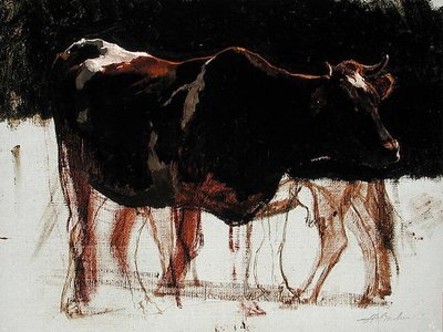Studio di bovini da Auguste Francois Bonheur