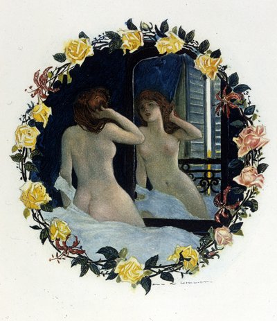 Illustrazione di Auguste François Gorguet per ""Le Lys rouge"" di Anatole France. 1894. da Auguste Francois Gorguet