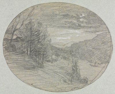 Paesaggio, 1800 da Auguste Francois Ravier