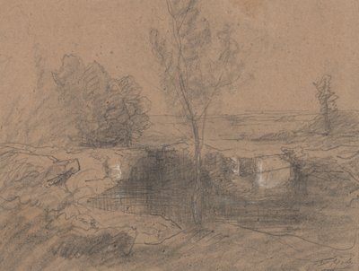 Paesaggio, c.1853-65 da Auguste Francois Ravier