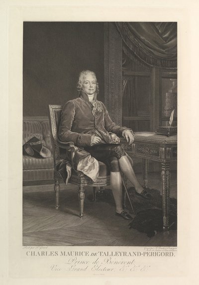 Ritratto di Charles Maurice de Talleyrand-Périgord, dopo il 1808 da Auguste Gaspard Louis Desnoyers