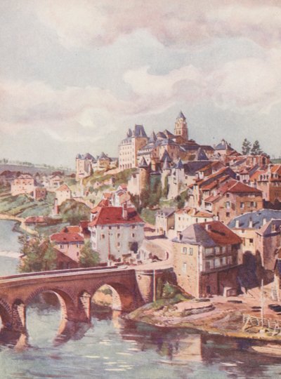 Francia: La Vecchia Città di Uzerche, Corrèze da Auguste Gerardin
