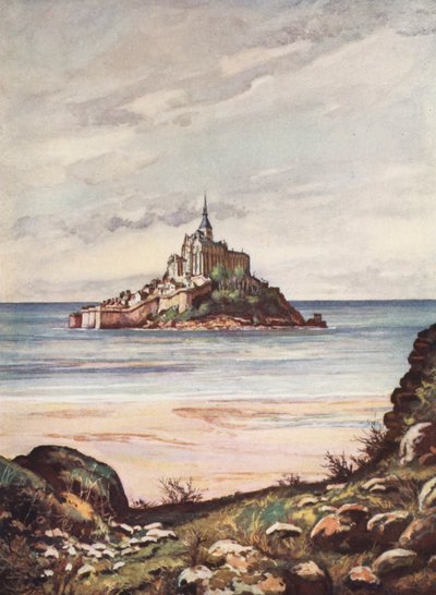 Francia: Le Mont Saint-Michel da Auguste Gerardin